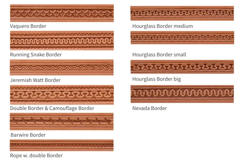 AM SaddleWorld Pro Bordertooling am Westernsattel