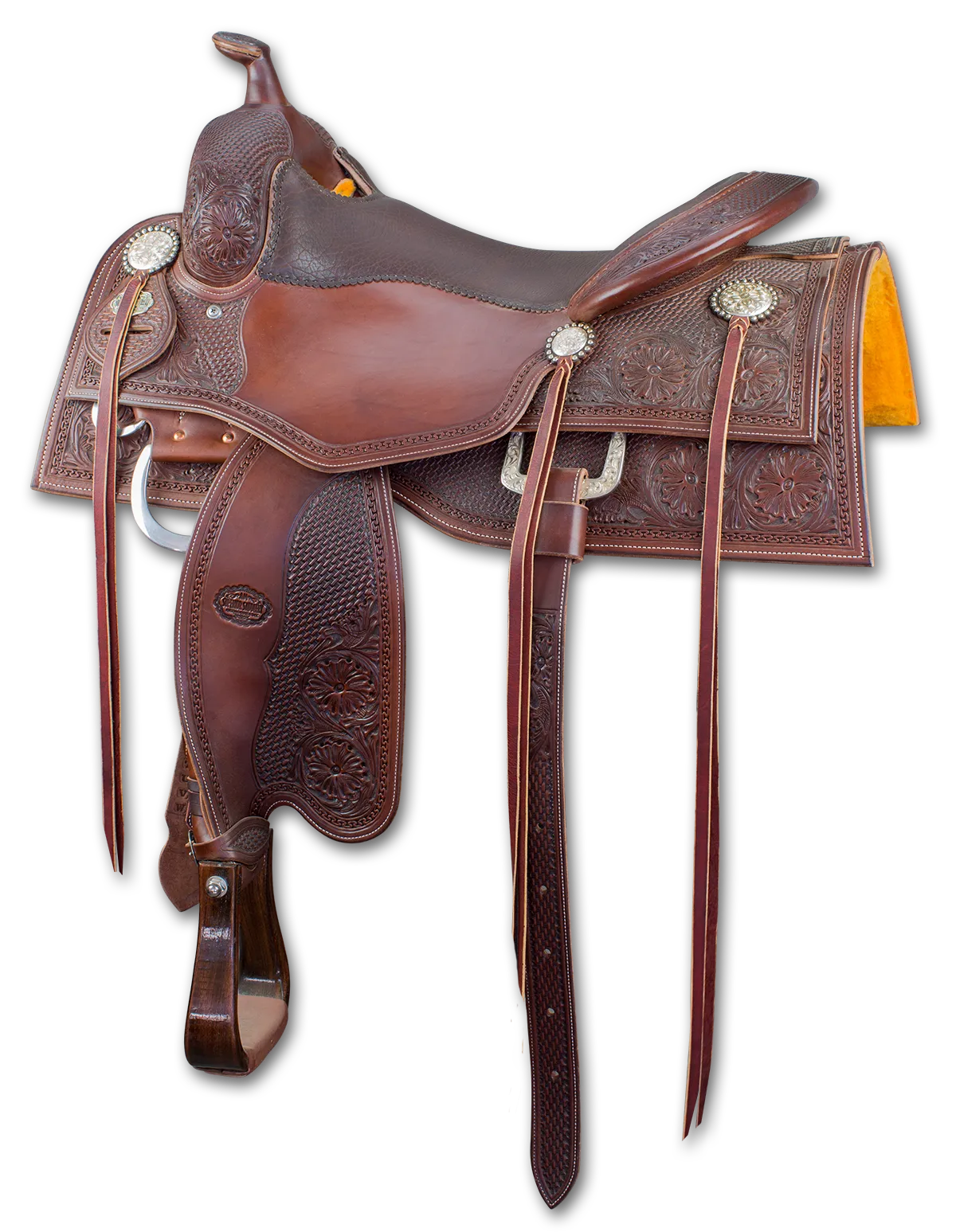 Cowhorse-/ Ranch Riding — Cutting / Cowhorse-Westernsattel von Superior Saddlery bei SaddleWorld