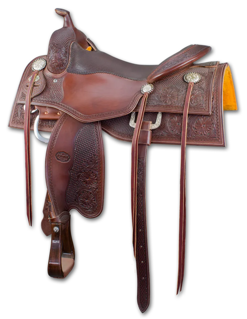 Cowhorse-/ Ranch Riding — Cutting / Cowhorse-Westernsattel von Superior Saddlery bei SaddleWorld