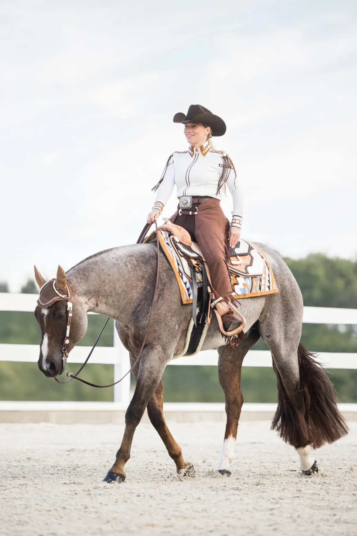 Sabrina Teuchert auf Turnier in der Western Pleasure
