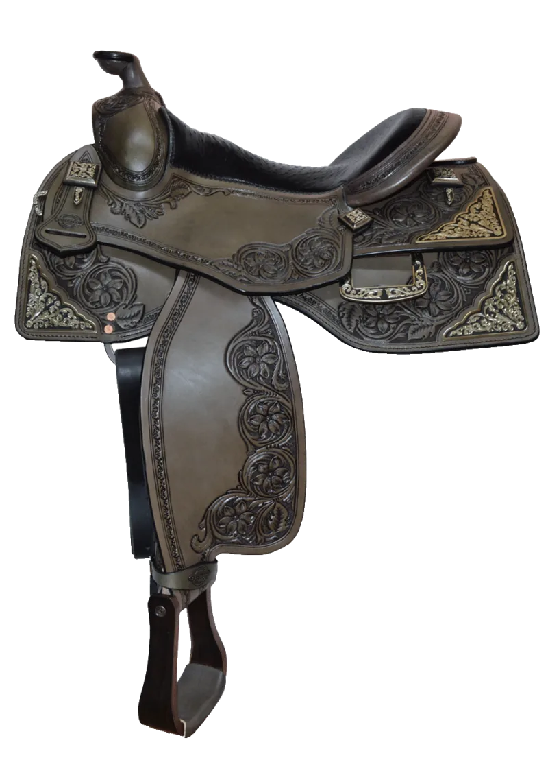 SW Show Reiner - Gray - — Show & Pleasure-Westernsattel von Pullman bei SaddleWorld